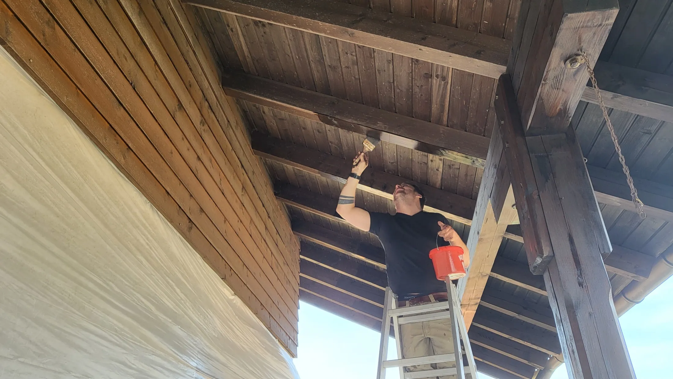 Verschönerungsarbeiten an der Anlage